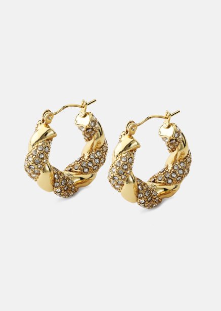 Ohrring Glam Hoops - 18k Vergoldet