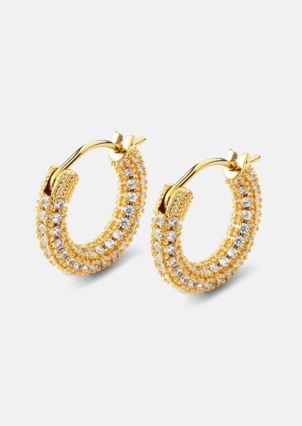 Elegans Ohrring - 18k Vergoldet