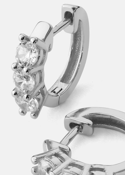 Ohrring Cirvia Spark - Versilbert
