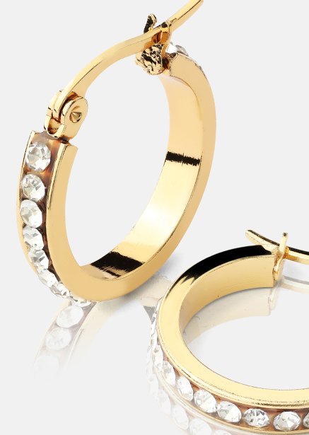 Ohrring CrystalGlow - 18k Vergoldet