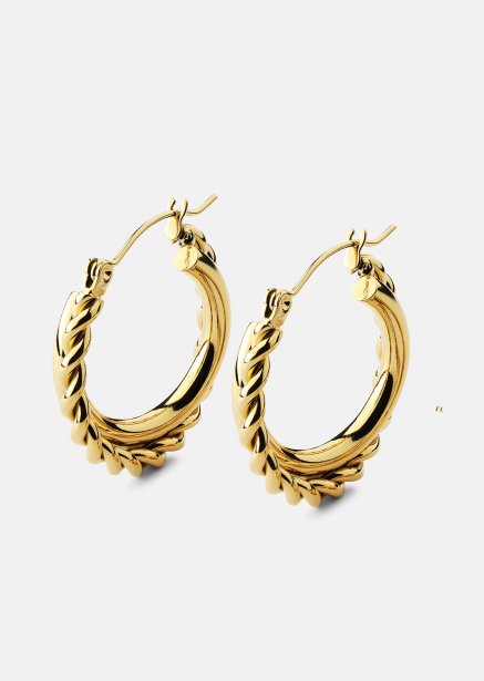 Ohrringe Twist Elegance – 18k Vergoldet