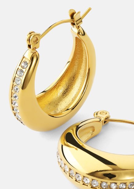 Ohrringe Gleaming Curve – 18k Vergoldet