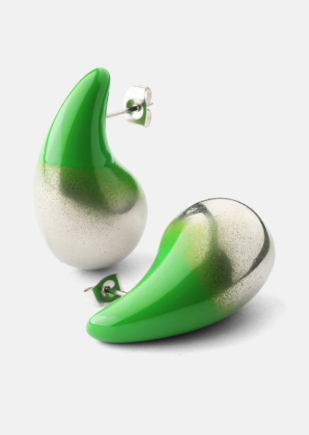 Ohrringe Verdé Glow – Versilbert