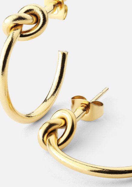 Loop Ohrringe – 18k Vergoldet