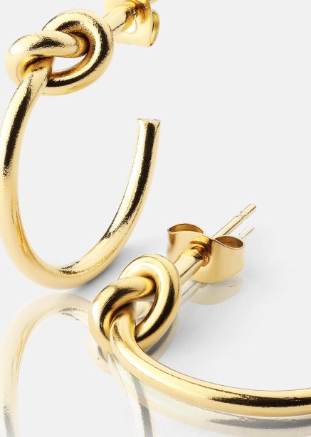 Loop Ohrringe – 18k Vergoldet