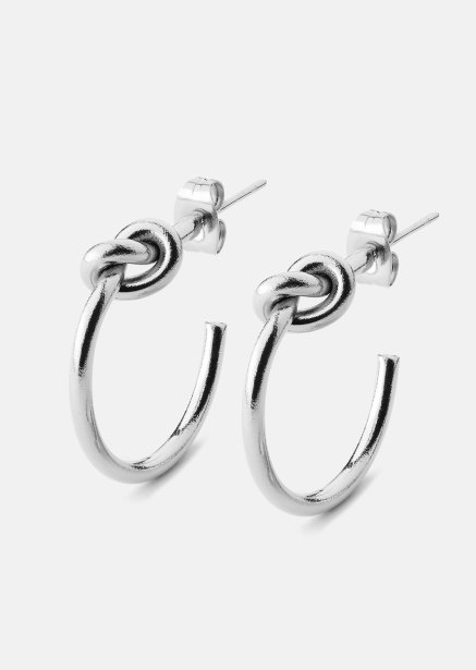 Loop Ohrringe – Versilbert
