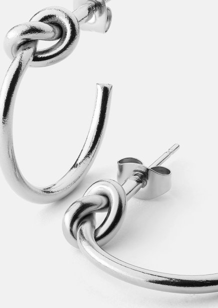 Loop Ohrringe – Versilbert