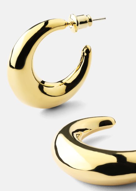 Loop Ohrringe – 18k Vergoldet