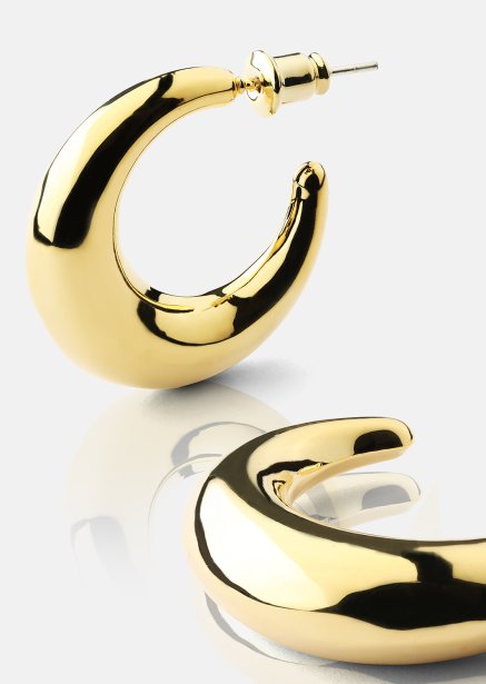 Loop Ohrringe – 18k Vergoldet