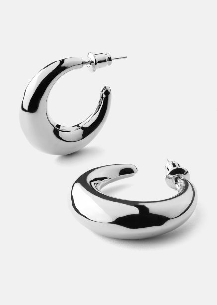 Loop Ohrringe – Versilbert