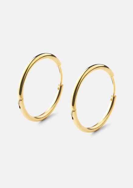 Ohrring Classic Medium - 18k Vergoldet