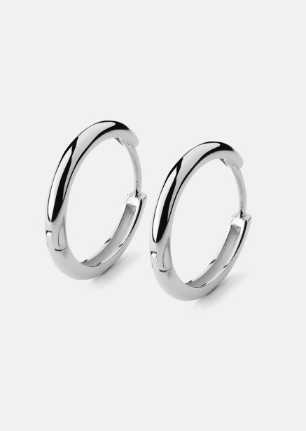 Ohrring Shine Hoops - Versilbert