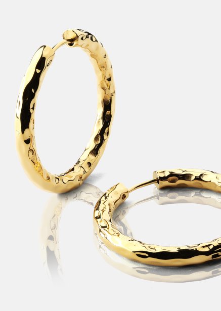 Ohrring Everyday Hoops - 18k Vergoldet