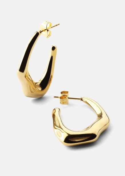 Ohrring Bold Drops - 18k Vergoldet