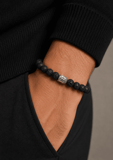 Perlenarmband Ebon Guardian