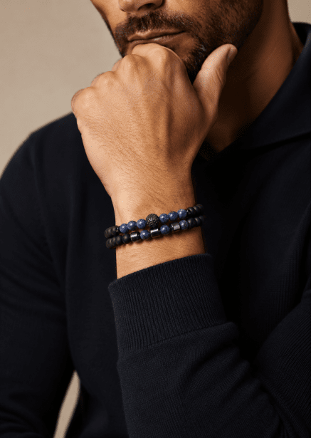 Perlenarmband Midnight Echo