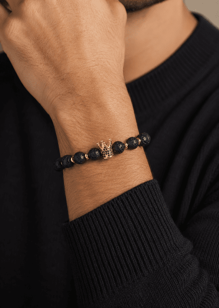 Perlenarmband Noble Crown