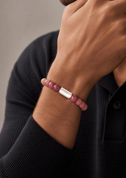 Perlenarmband Rosy Edge