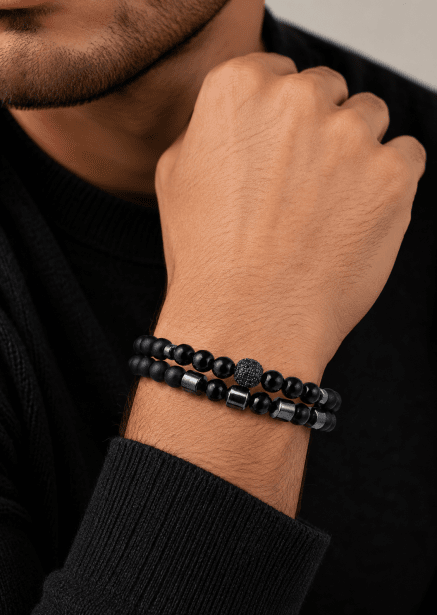 Perlenarmband Shadow Valor