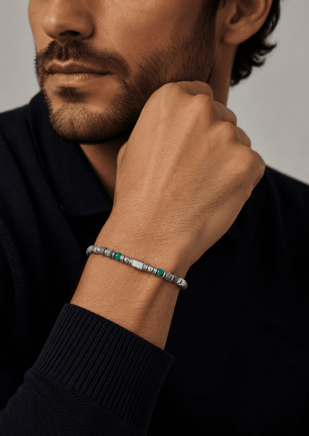 Perlenarmband Verdant Pulse