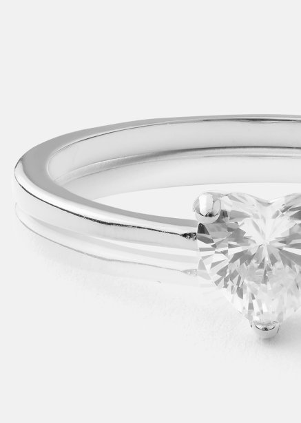 Ring Lumine - Versilbert