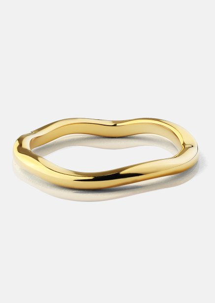 Ring Wave Gold- 18k vergoldet