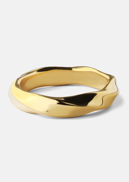 Ring Swirl - 18k vergoldet