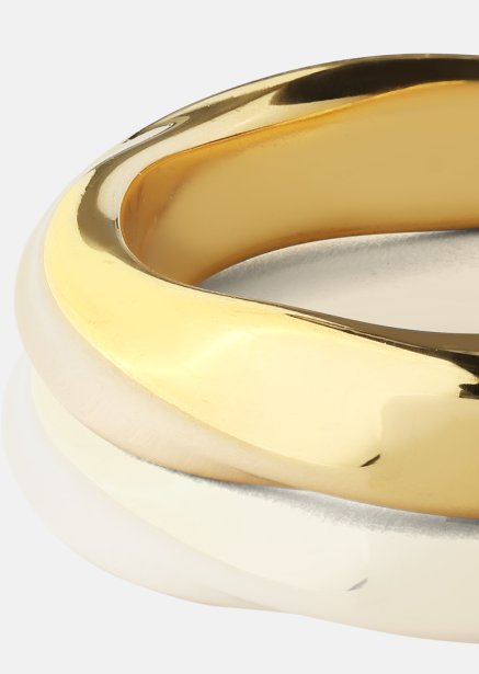 Ring Swirl - 18k vergoldet