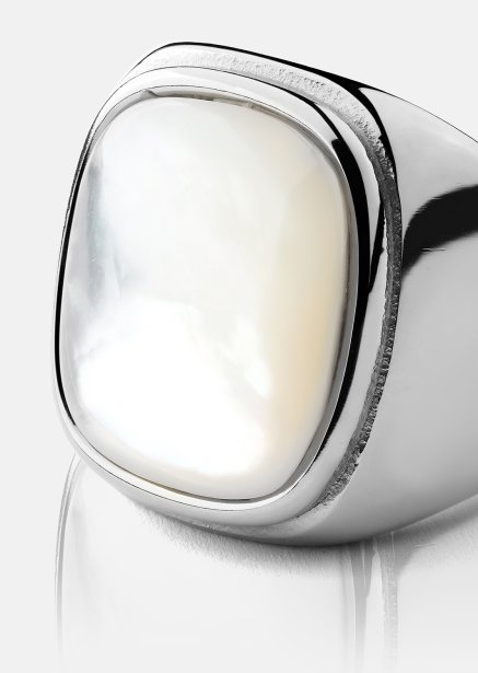 Ring Blanche - Versilbert