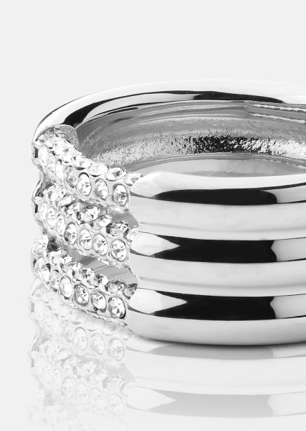 Ring Lumière - Versilbert