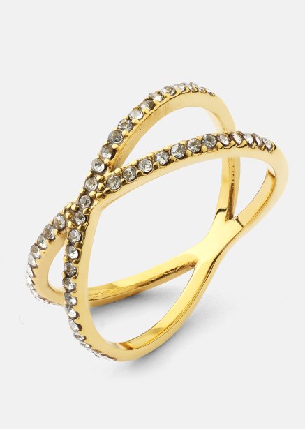 Ring Sparkle X - 18k vergoldet