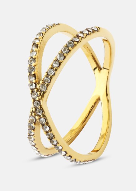 Ring Sparkle X - 18k vergoldet