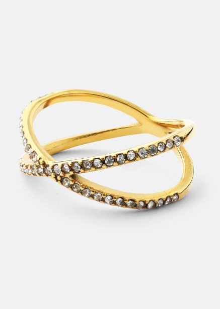 Ring Sparkle X - 18k vergoldet