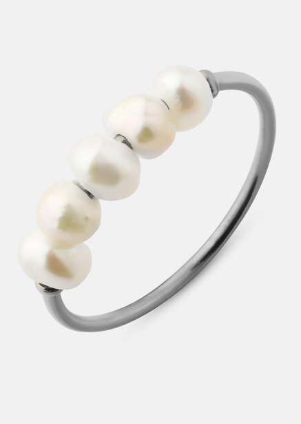 Ring Perla - Versilbert