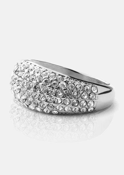 Stella Glimmer Ring - Versilbert