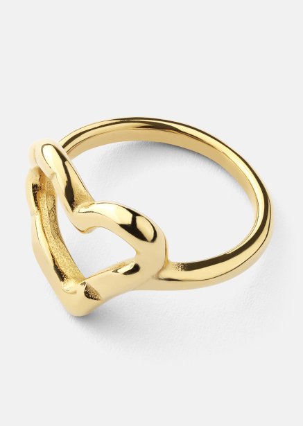 Ring Heartbeat - 18k Vergoldet