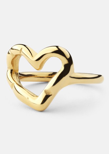 Ring Heartbeat - 18k Vergoldet