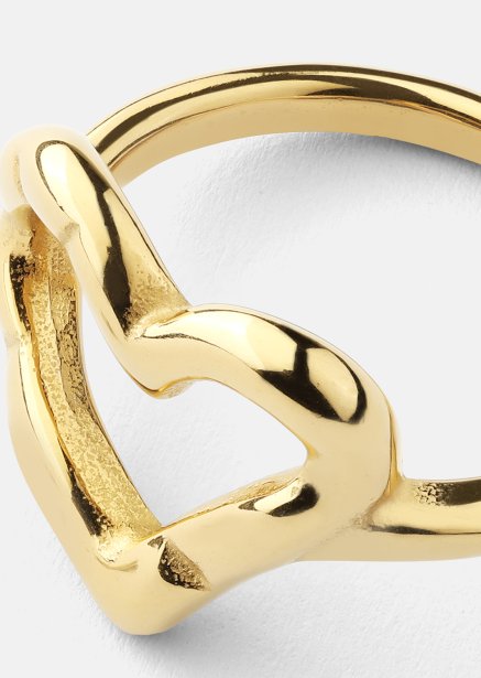 Ring Heartbeat - 18k Vergoldet