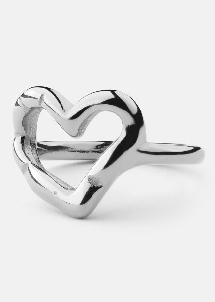 Ring Heartbeat - Versilbert