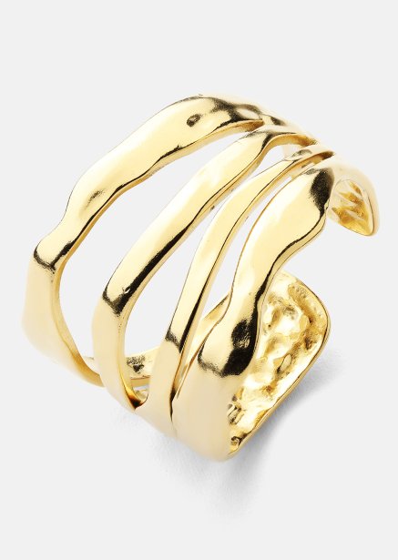 Ring Wave - 18k Vergoldet