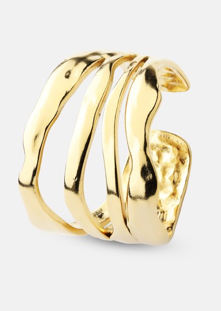 Ring Wave - 18k Vergoldet
