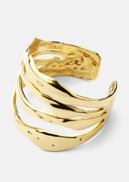 Ring Wave - 18k Vergoldet