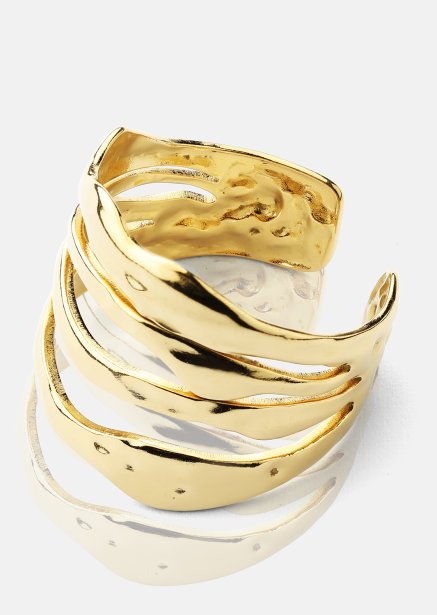 Ring Wave - 18k Vergoldet