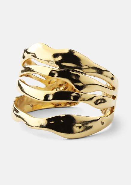 Ring Wave - 18k Vergoldet