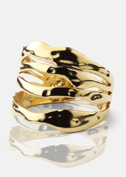 Ring Wave - 18k Vergoldet