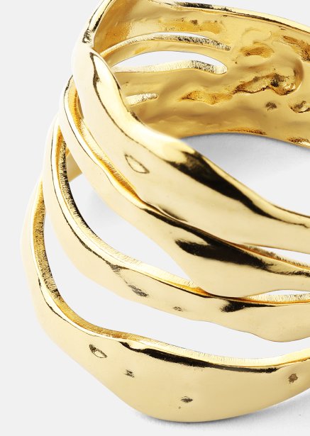 Ring Wave - 18k Vergoldet