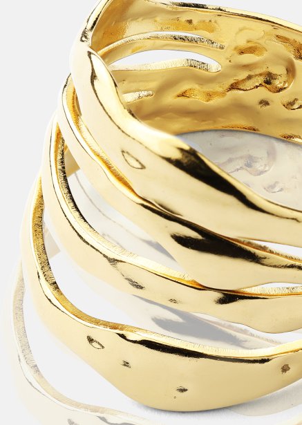 Ring Wave - 18k Vergoldet