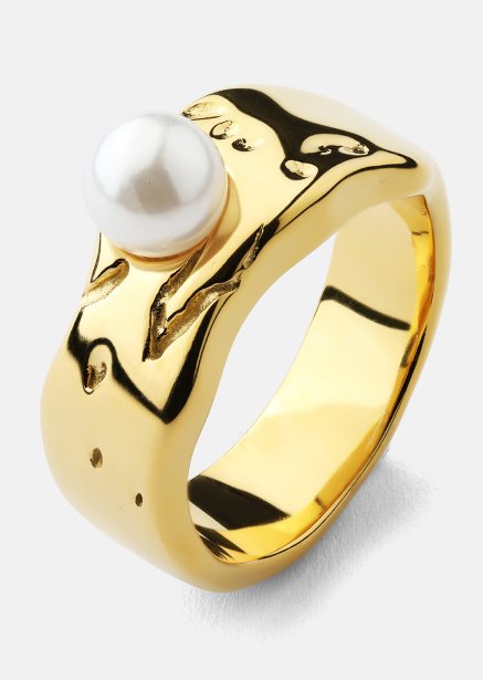Ring Pearl Serenity - 18k Vergoldet