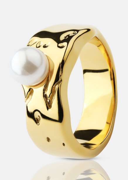 Ring Pearl Serenity - 18k Vergoldet
