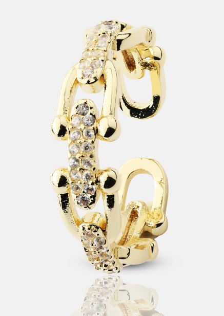 Ring Link Luxe - 18k Vergoldet